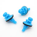 Sill Moulding & Wheel Arch Flare Clip, Long, Angled, Blue