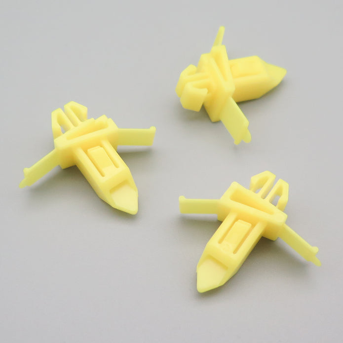 Sill Moulding & Wheel Arch Flare Clip, Long, Yellow