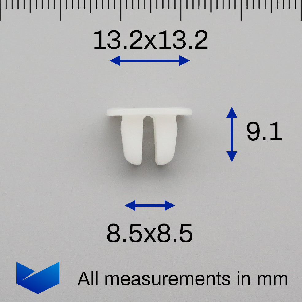 Plastic Screw Grommet, Hole Size, 8mm x 8mm - image 2