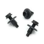 Plastic Screw Fit Rivet, 8mm Hole, 20mm Collar, Bolt Head
