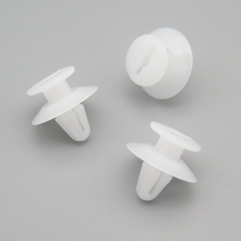 Interior Trim Panel Retainer Clip, White