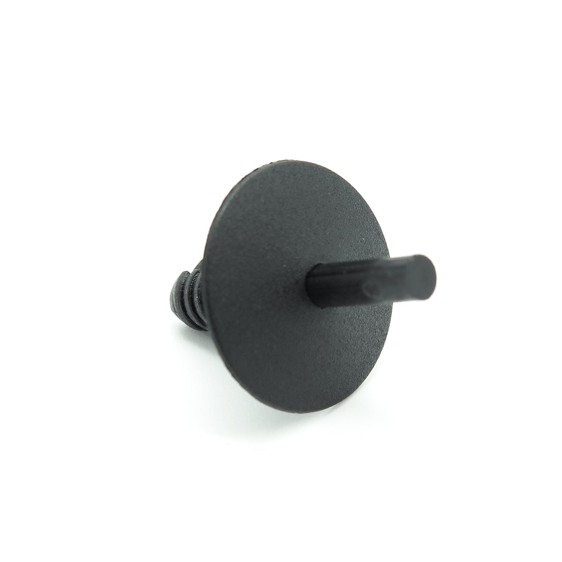 Push Fit Plastic Rivet, 6.5mm Hole, 20mm Collar, Black - image 3