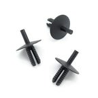 Push Fit Plastic Rivet, 6.5mm Hole, 20mm Collar, Black