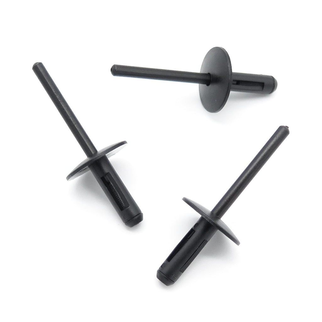 Plastic Blind Rivet, 6mm Hole, 20mm Collar
