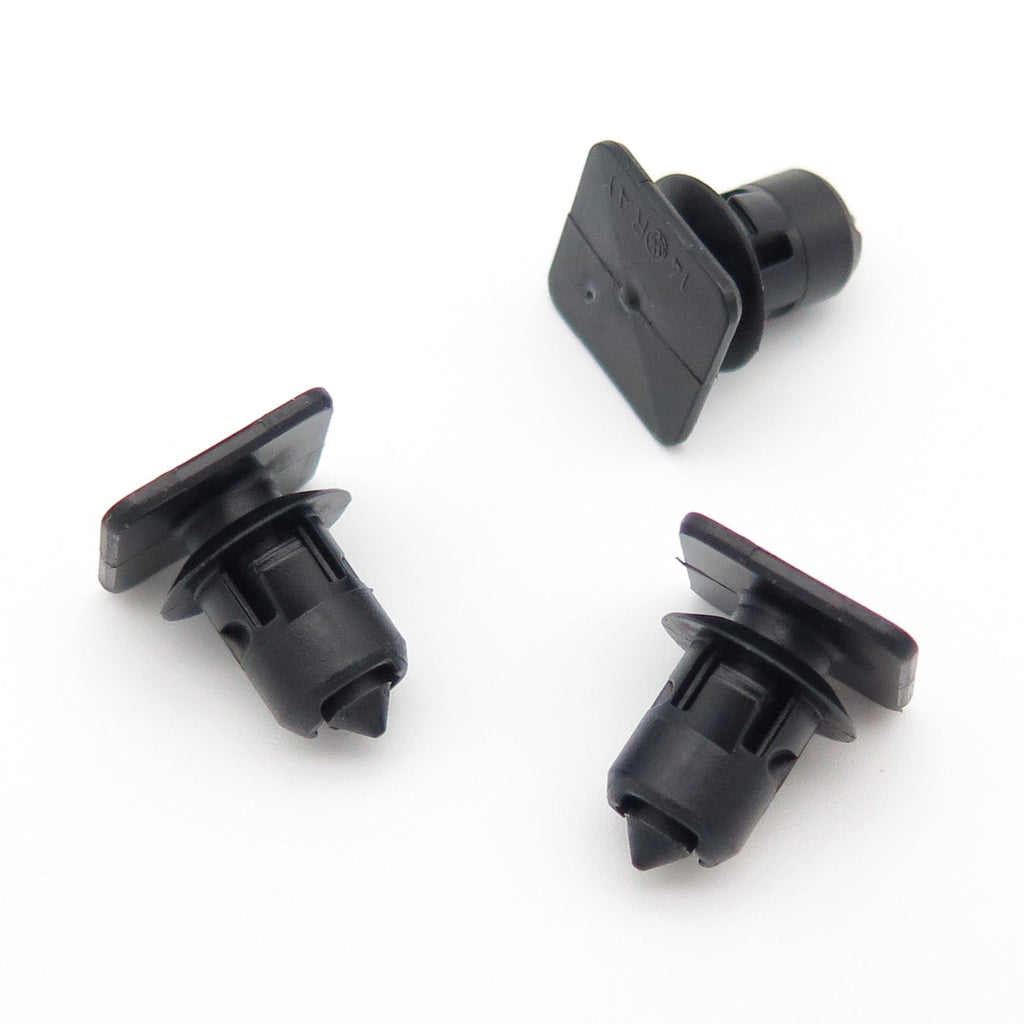 Trim Strip Retaining Clip, Black, Square Head