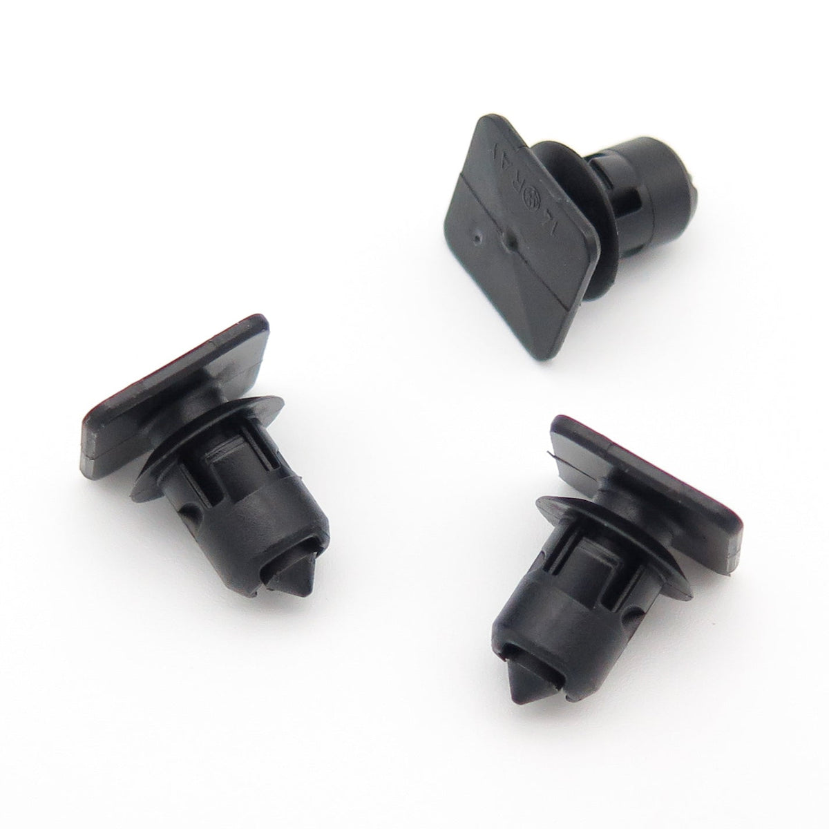 Trim Strip Retaining Clip, Black, Square Head