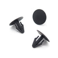 Push Fit Button Clip, Black