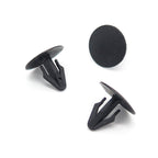 Push Fit Button Clip, Black