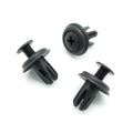 6mm Screw Fit Plastic Rivet, Black
