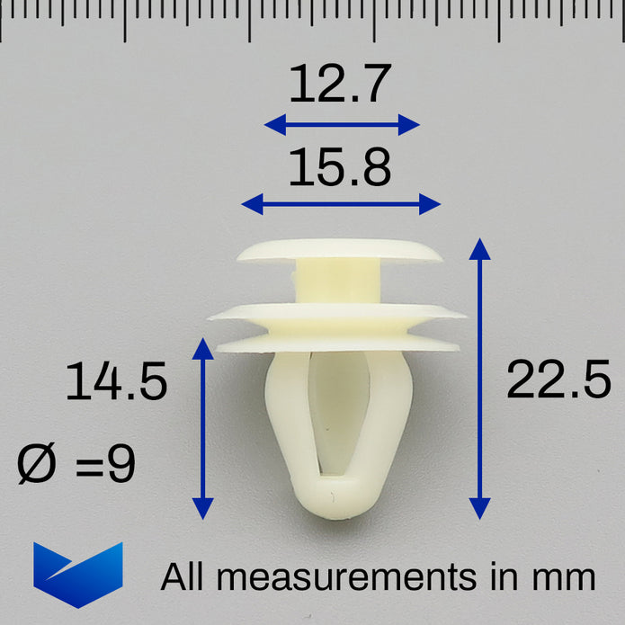 Trim & Moulding Clip, White - image 2