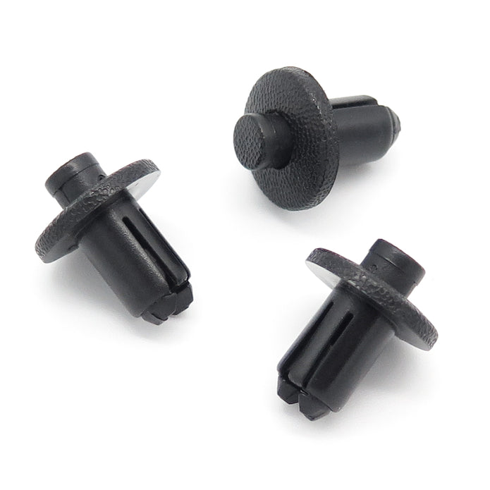 Push Fit Plastic Rivet, Black