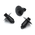 Push Fit Plastic Rivet, 8mm Hole, Black