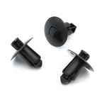 Push Fit Plastic Rivet, 8mm Hole, Black