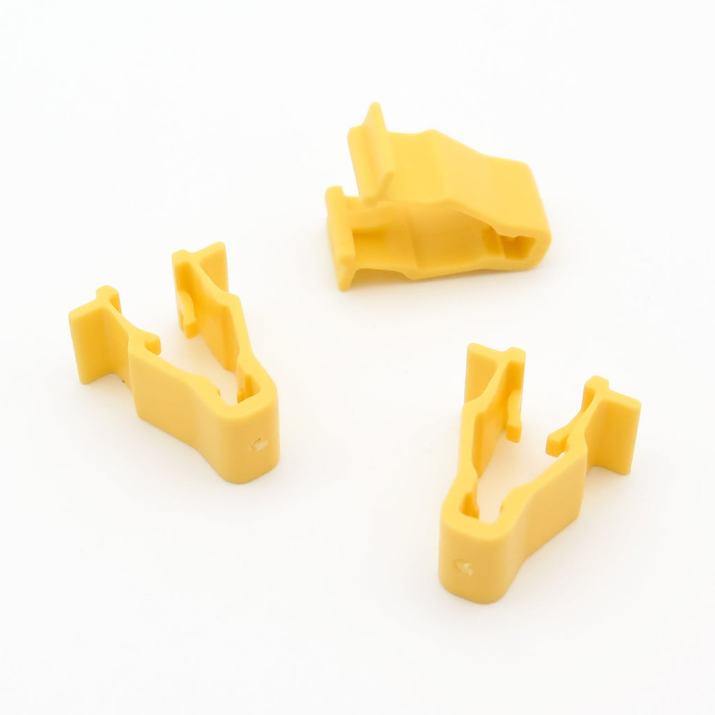 Snap Clip for Trim Mouldings, Yellow