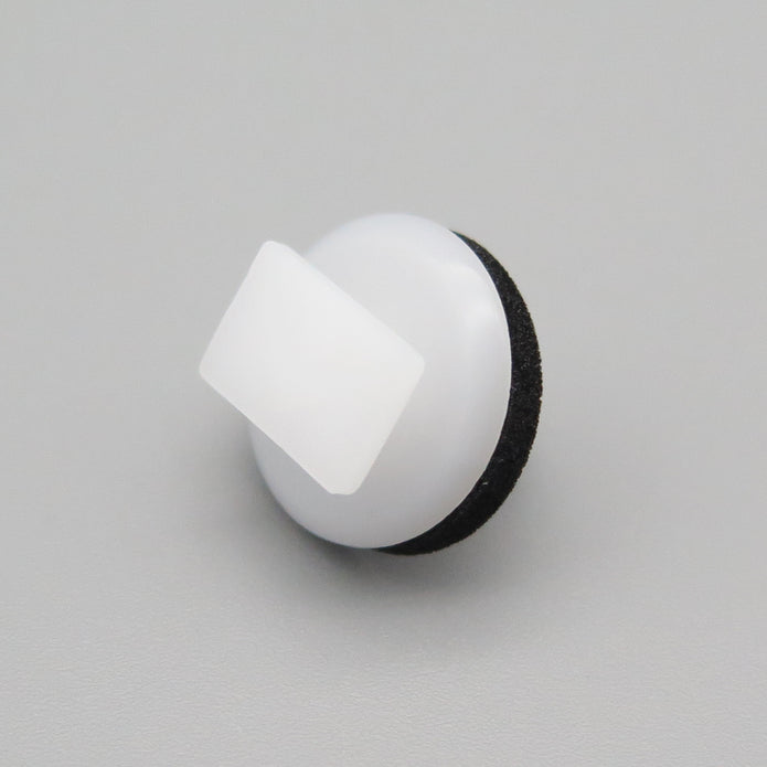 Moulding Clip, White with Washer - image 3