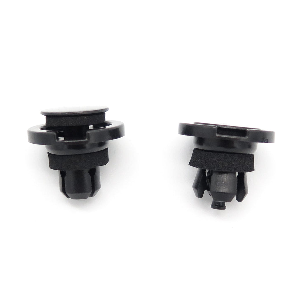 Push Fit Expanding Plastic Rivet, Black with Foam Washer - image 3