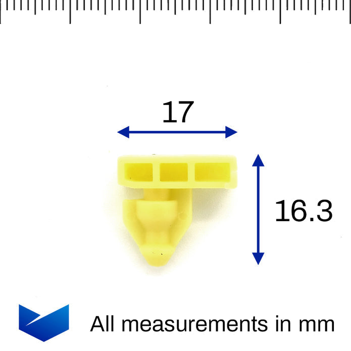 Moulding Clips, Yellow - image 2