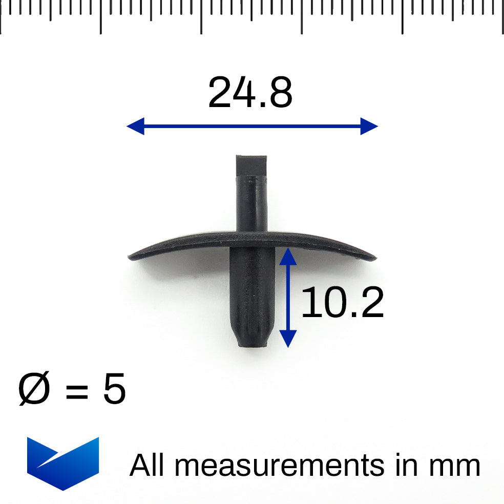 Weatherstrip Seal Clip- Black - image 2