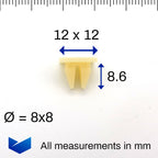 Screw Grommet, Beige - image 2