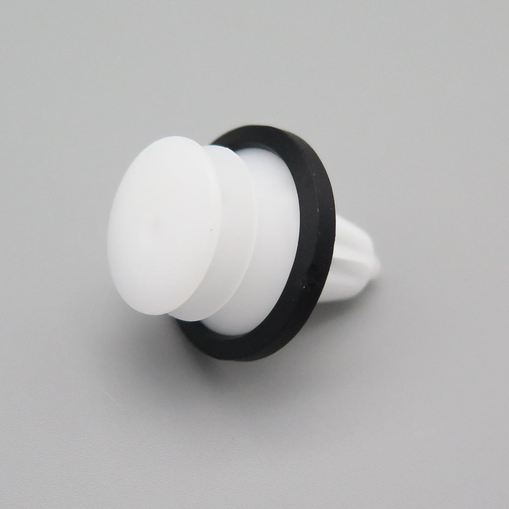 Interior Door & Trim Panel Clip- White with Integrated Rubber Seal - image 3