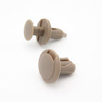 Push Fit Rivet, 8mm Hole, 20mm Collar, Beige - image 3