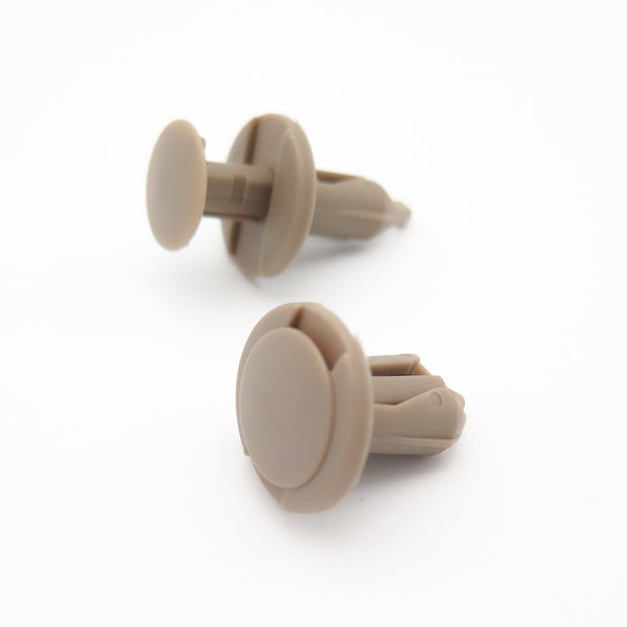 Push Fit Rivet, 8mm Hole, 20mm Collar, Beige - image 3