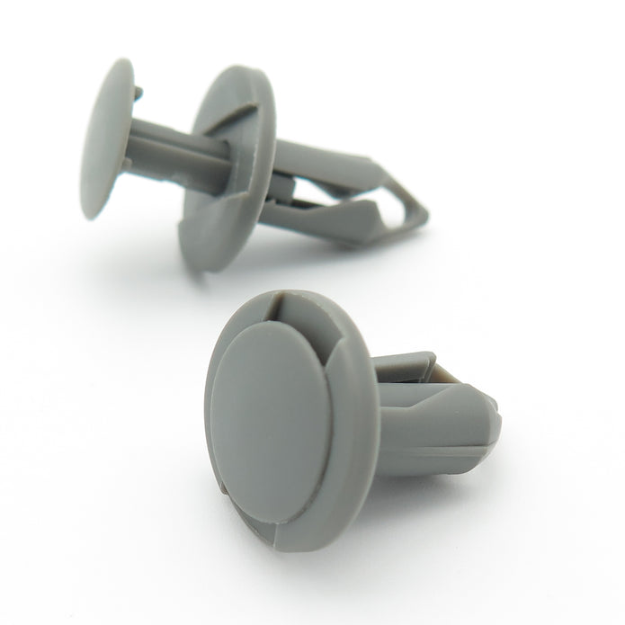Push Fit Rivet, 8mm Hole, 20mm Collar, Mid Grey - image 3