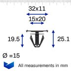 Front Bumper Clips - image 2