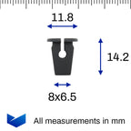 Screw grommet, 8mm hole - image 2