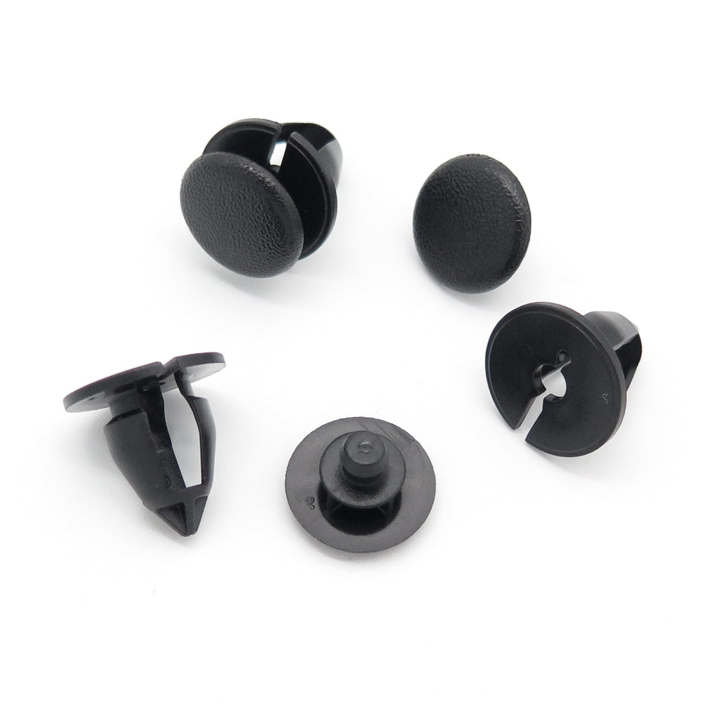 Trim fastener Clip, Two Part Clip, Black