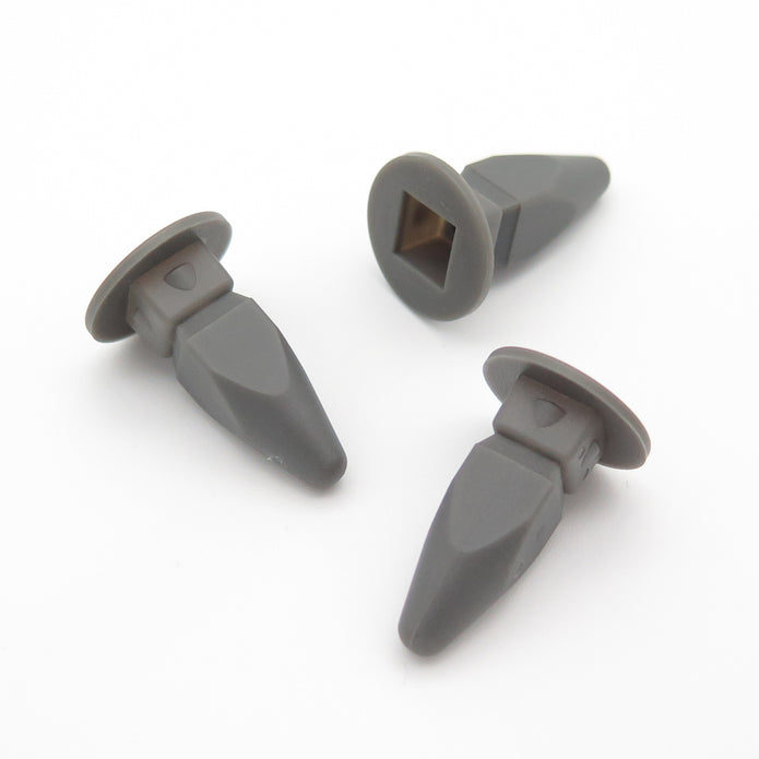 Screw grommet, 8x8mm Hole, Grey