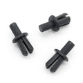 8mm Plastic Rivet, 12.5mm Collar, Black