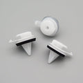 Moulding Clips, White with Sealing Washer