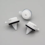 Moulding Clips, White with Sealing Washer