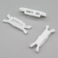 Side Moulding Clips, White