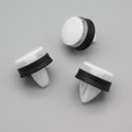 Exterior Trim Moulding Clip, White with Integrated Seal