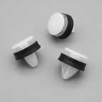 Exterior Trim Moulding Clip, White with Integrated Seal