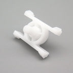 Exterior Door Moulding and Bump Strip Trim Clips, White - image 3
