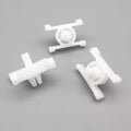 Exterior Door Moulding and Bump Strip Trim Clips, White
