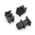 Push Fit Square Hole, Black