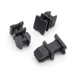 Push Fit Square Hole, Black