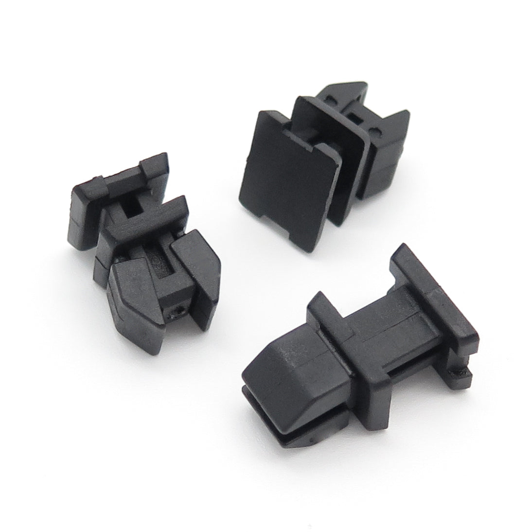 Push Fit Square Hole, Black