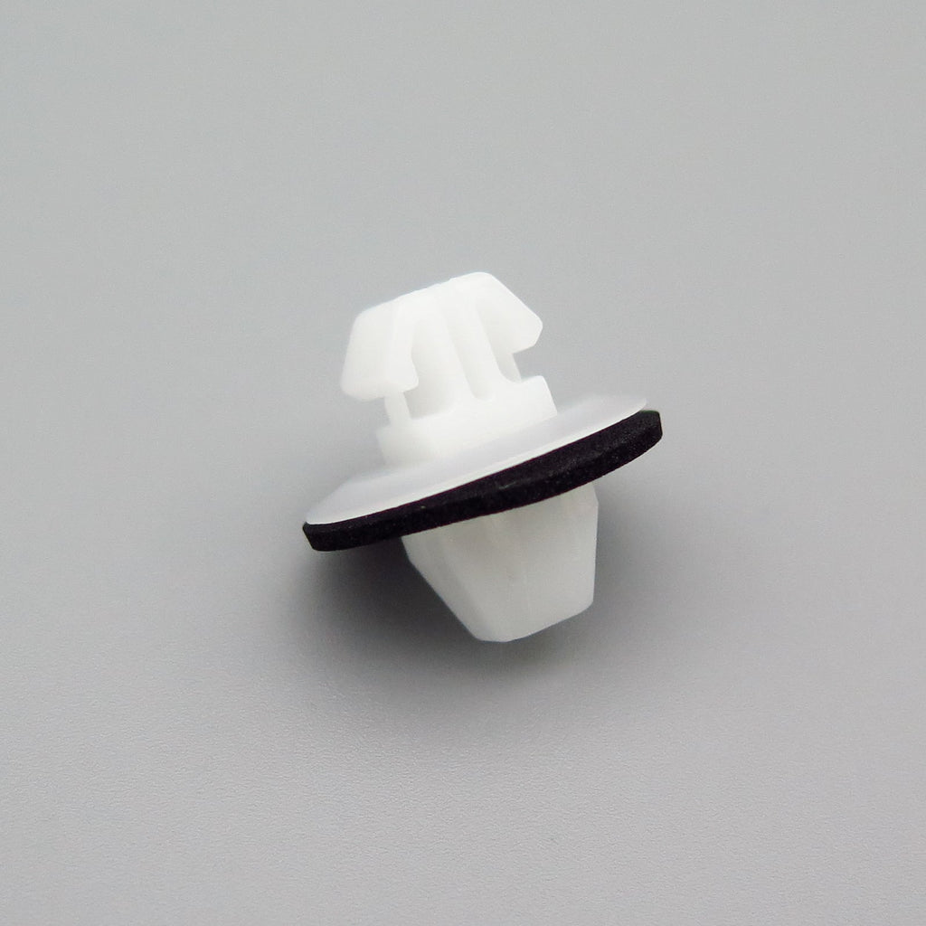 External Moulding Clip with Washer, White - image 3