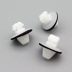 External Moulding Clip with Washer, White