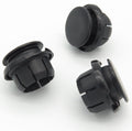 22mm Push Fit Rivet, Black