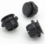 22mm Push Fit Rivet, Black