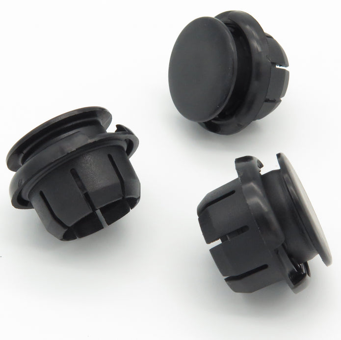 22mm Push Fit Rivet, Black