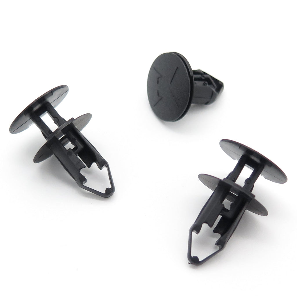 Push Fit Rivet, 9mm Hole, Black