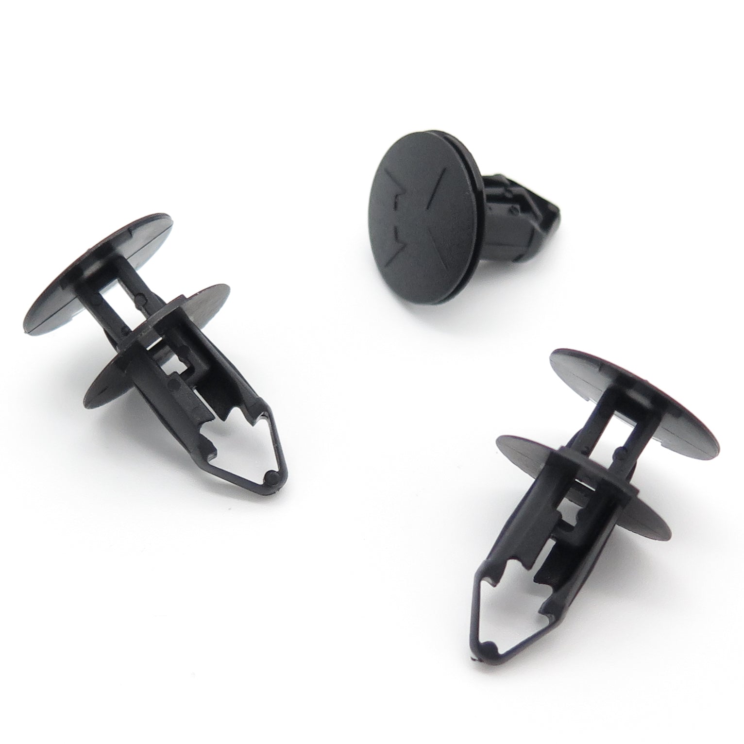 Push Fit Rivet, 9mm Hole, Black
