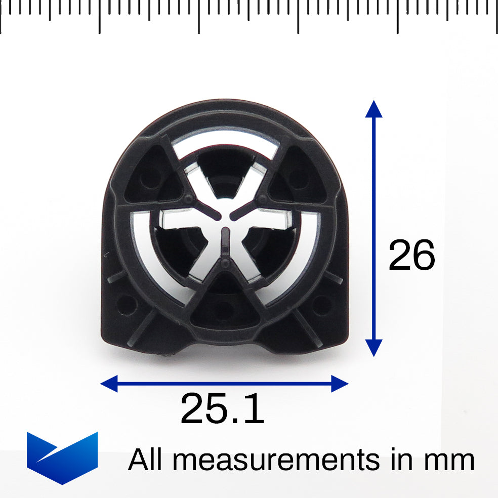 Door Card & Panel Mounting Clips, Black - image 2